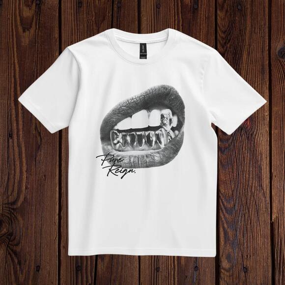 Other - White Cotton Streetwear T Shirt With A Unique Graphic Print